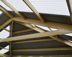 transparent or translucent roofing designs Melbourne